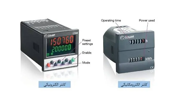 مقایسه کانترهای الکترونیکی و الکترومکانیکی