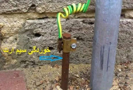 خوردگی الکترود زمین