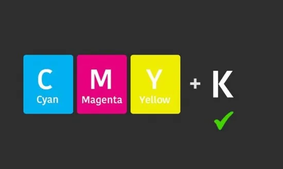 مزایای استفاده از جوهر سیاه در مدل رنگ CMYK چیست