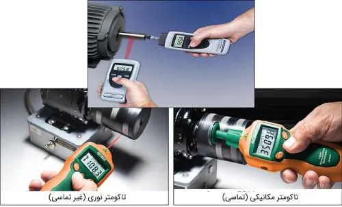 تاکومتر چیست -نوع مکانیکی و نوری