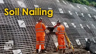 نیلینگ (Soil Nailing) در پایدارسازی گود چیست؟