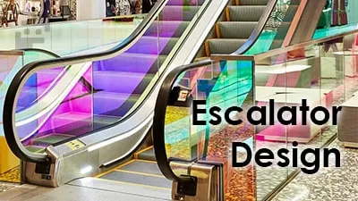 2 بخش اصلی در طراحی پله برقی
