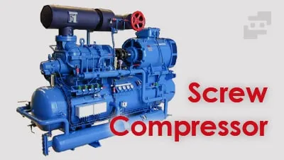 کمپرسور اسکرو (معرفی 7 جز اصلی و انواع Screw Compressor)