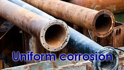 خوردگی یکنواخت چیست و به چه دلایلی ایجاد می شود؟