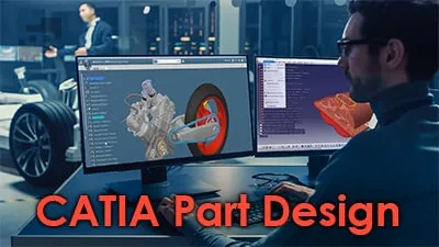 محیط Part Design کتیا چه ویژگی ها و ابزارهایی دارد؟