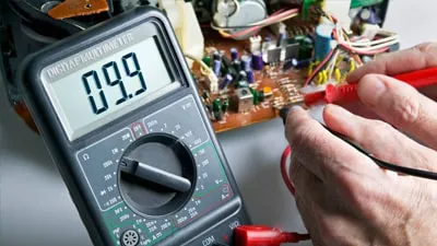 روش تست قطعات الکترونیکی با مولتی متر
