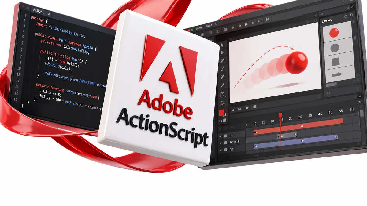 تصویر نرمافزار Adobe ActionScript