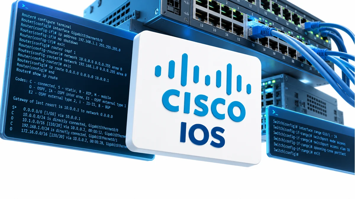 تصویر نرمافزار Cisco IOS