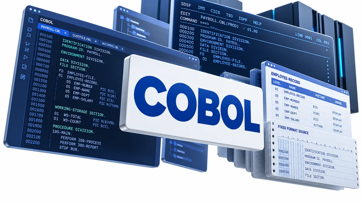 تصویر نرمافزار Common business oriented language COBOL