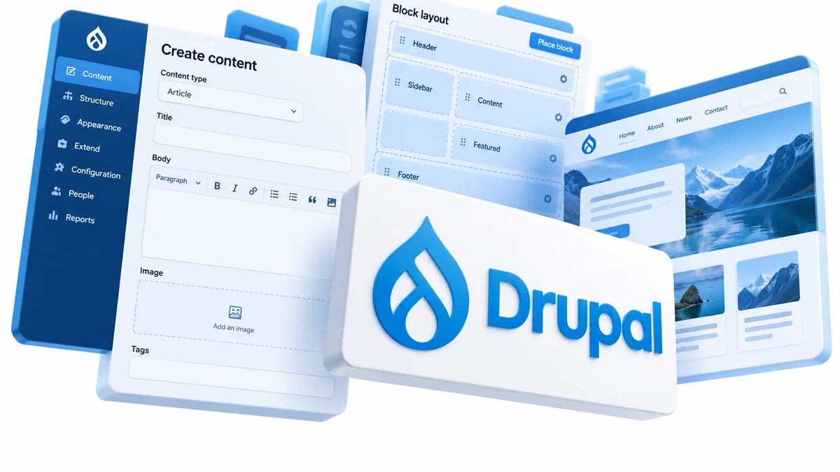 تصویر نرمافزار Drupal
