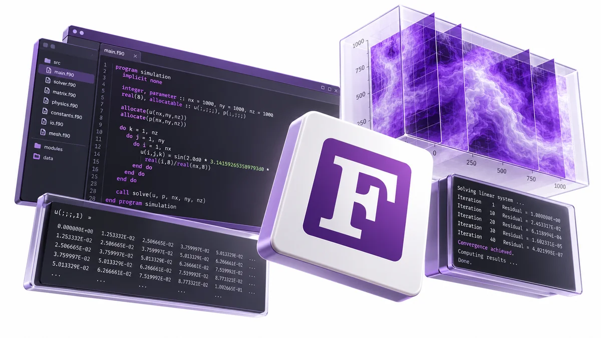 تصویر نرمافزار Formula translation/translator FORTRAN