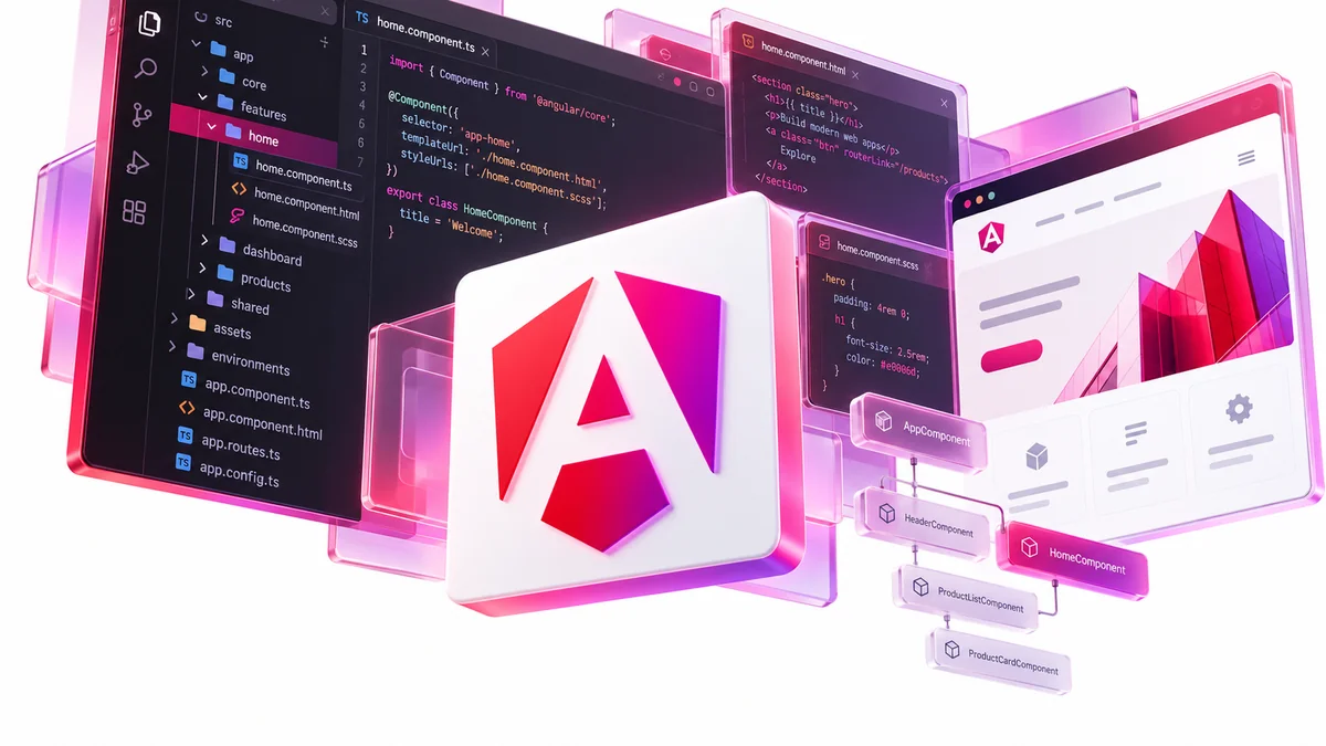 تصویر نرمافزار Google Angular