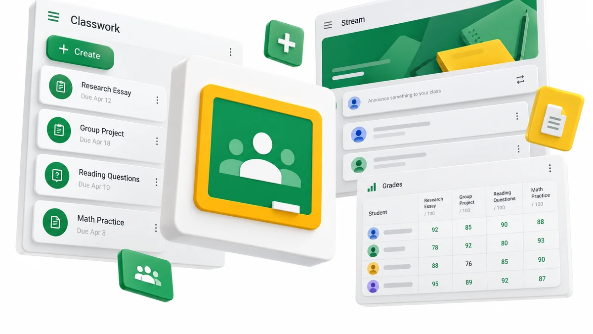 تصویر نرمافزار Google Classroom