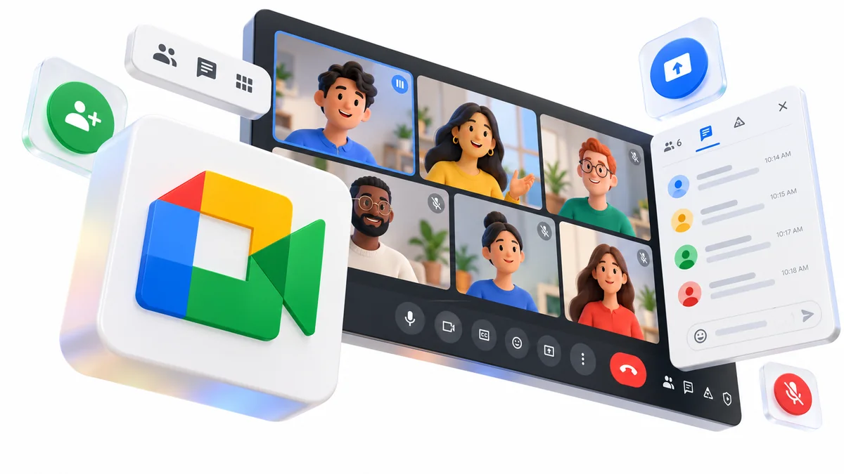 تصویر نرمافزار Google Meet