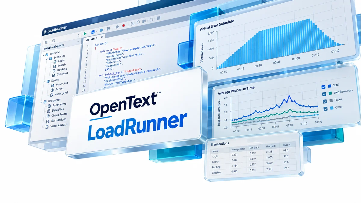 تصویر نرمافزار Hewlett Packard LoadRunner