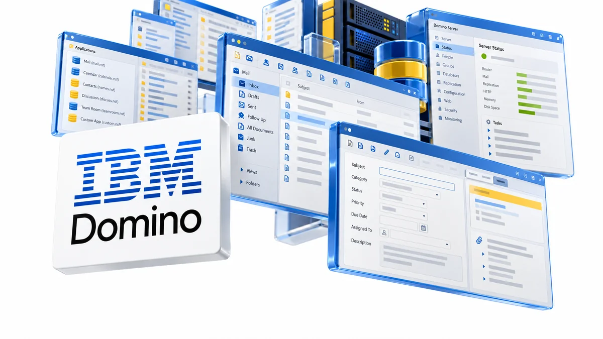 تصویر نرمافزار IBM Domino