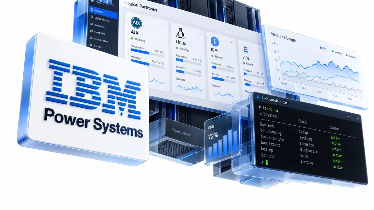 تصویر نرمافزار IBM Power Systems software