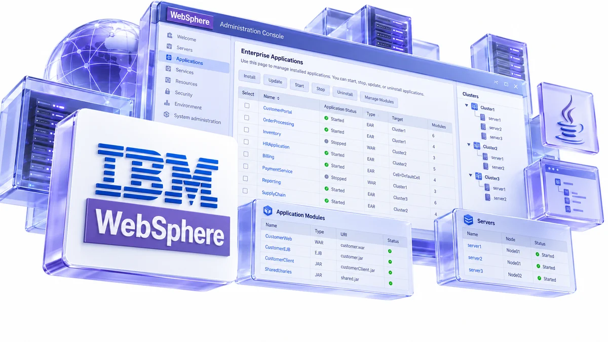 تصویر نرمافزار IBM WebSphere