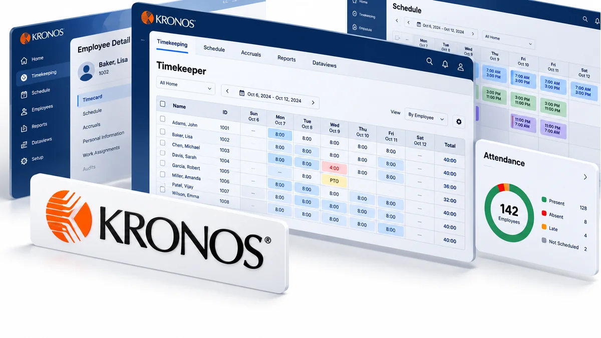 تصویر نرمافزار Kronos Workforce Timekeeper