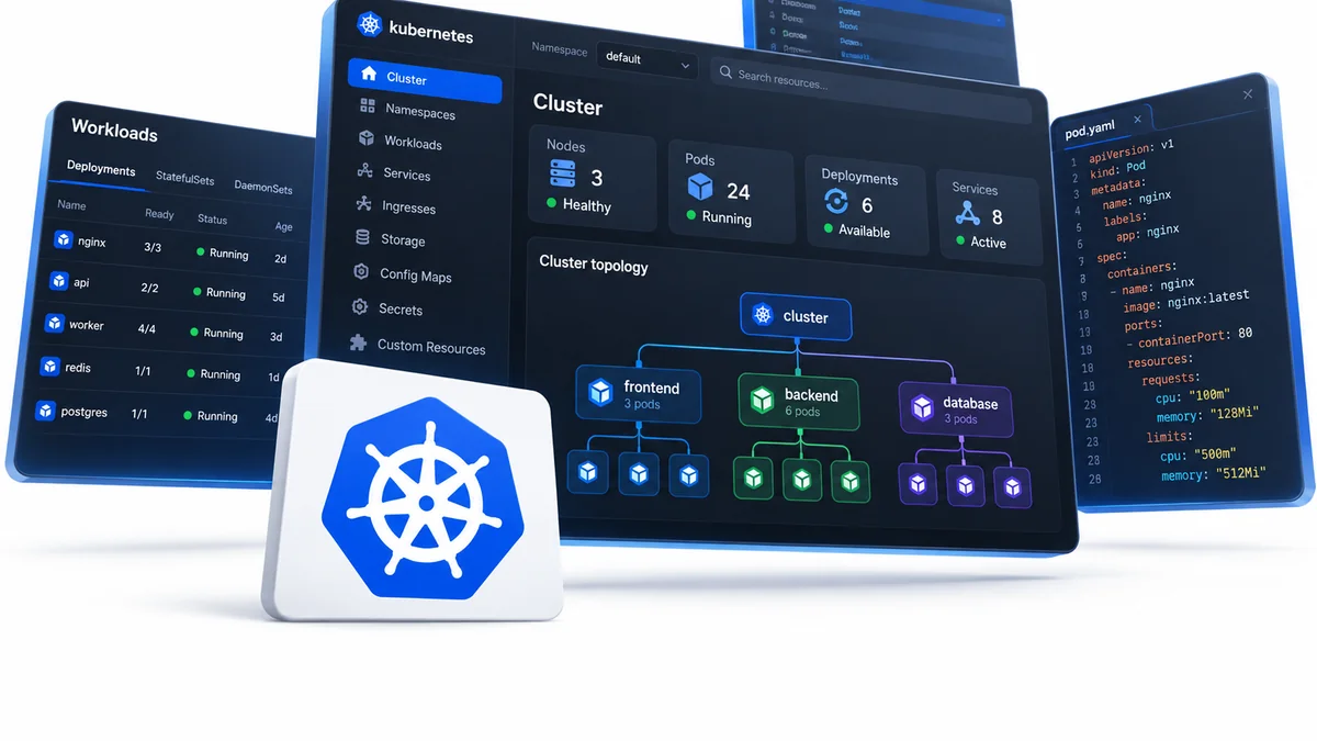 تصویر نرمافزار Kubernetes