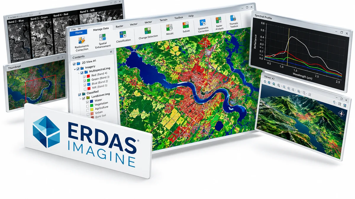 تصویر نرمافزار Leica Geosystems ERDAS IMAGINE