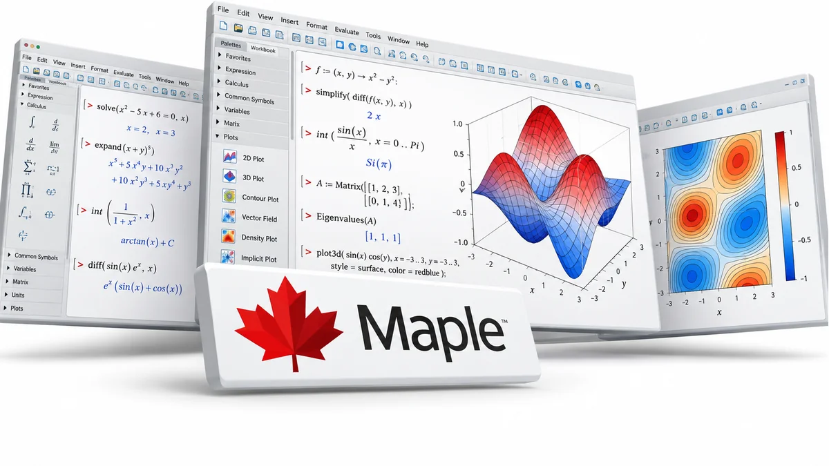 تصویر نرمافزار Maplesoft Maple