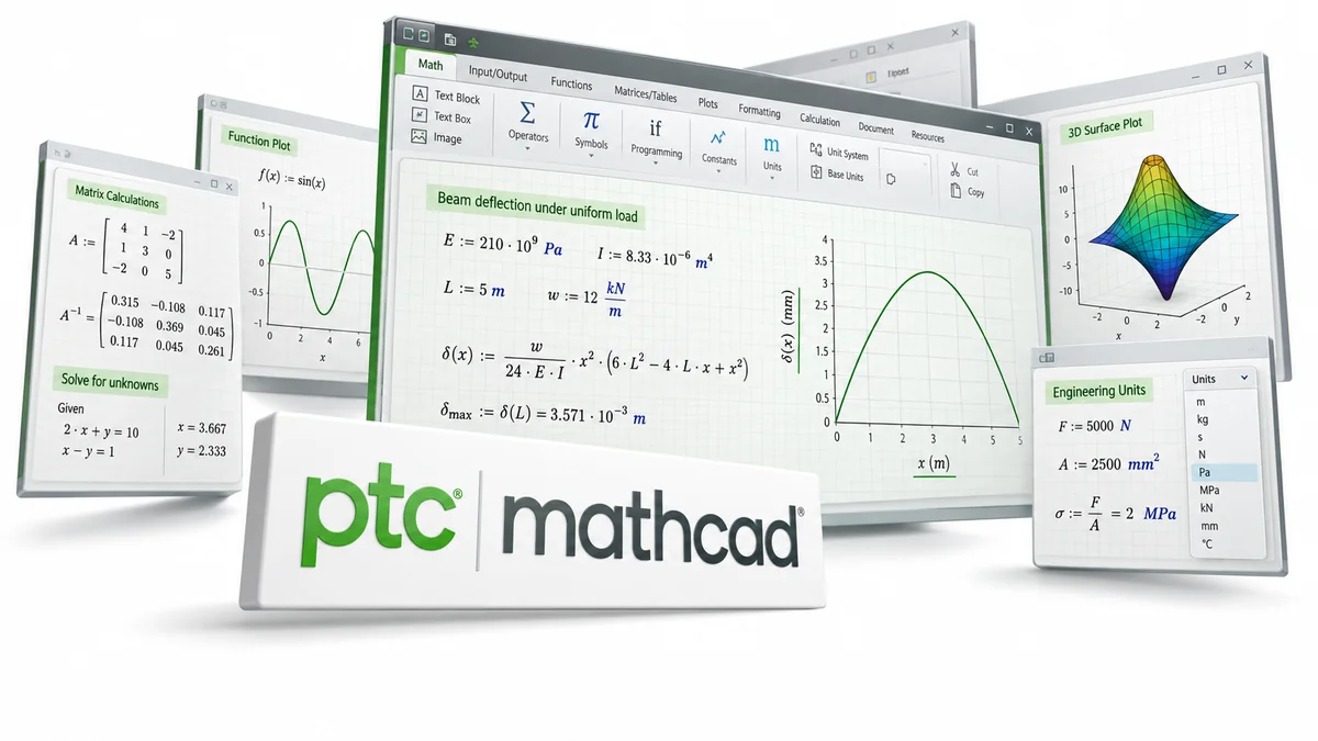 تصویر نرمافزار Mathsoft Mathcad
