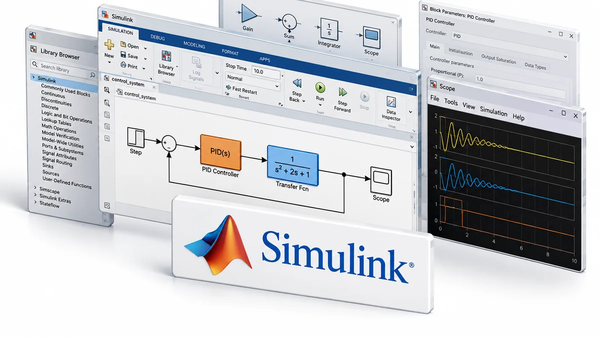 تصویر نرمافزار MathWorks Simulink