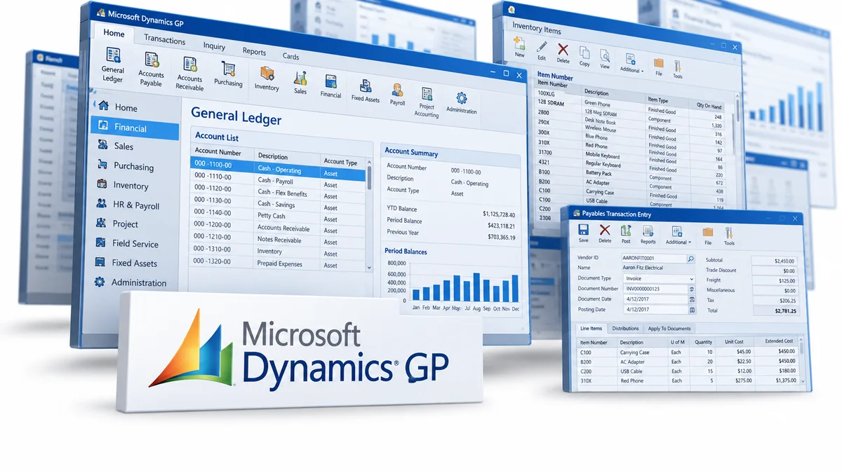 تصویر نرمافزار Microsoft Dynamics GP