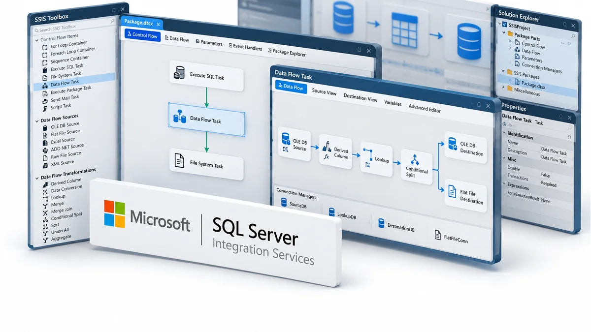 تصویر نرمافزار Microsoft SQL Server Integration Services SSIS