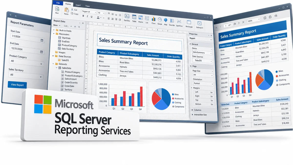تصویر نرمافزار Microsoft SQL Server Reporting Services SSRS
