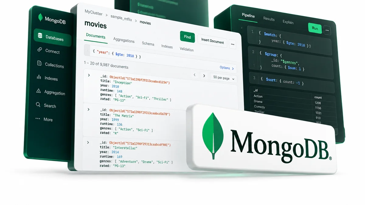 تصویر نرمافزار MongoDB