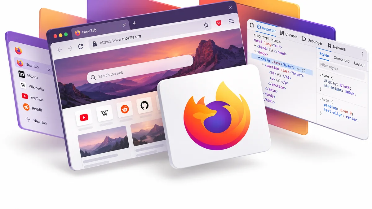 تصویر نرمافزار Mozilla Firefox