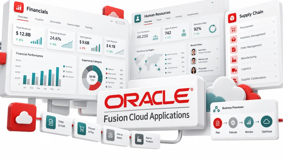 تصویر نرمافزار Oracle Fusion Applications