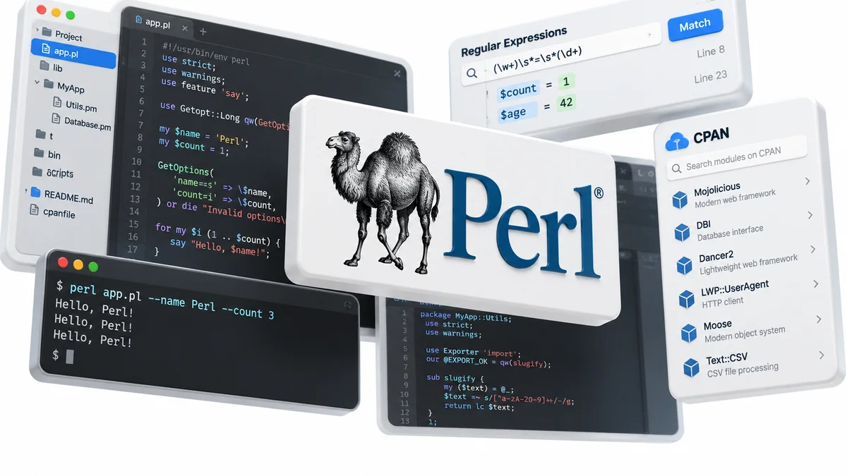تصویر نرمافزار Perl