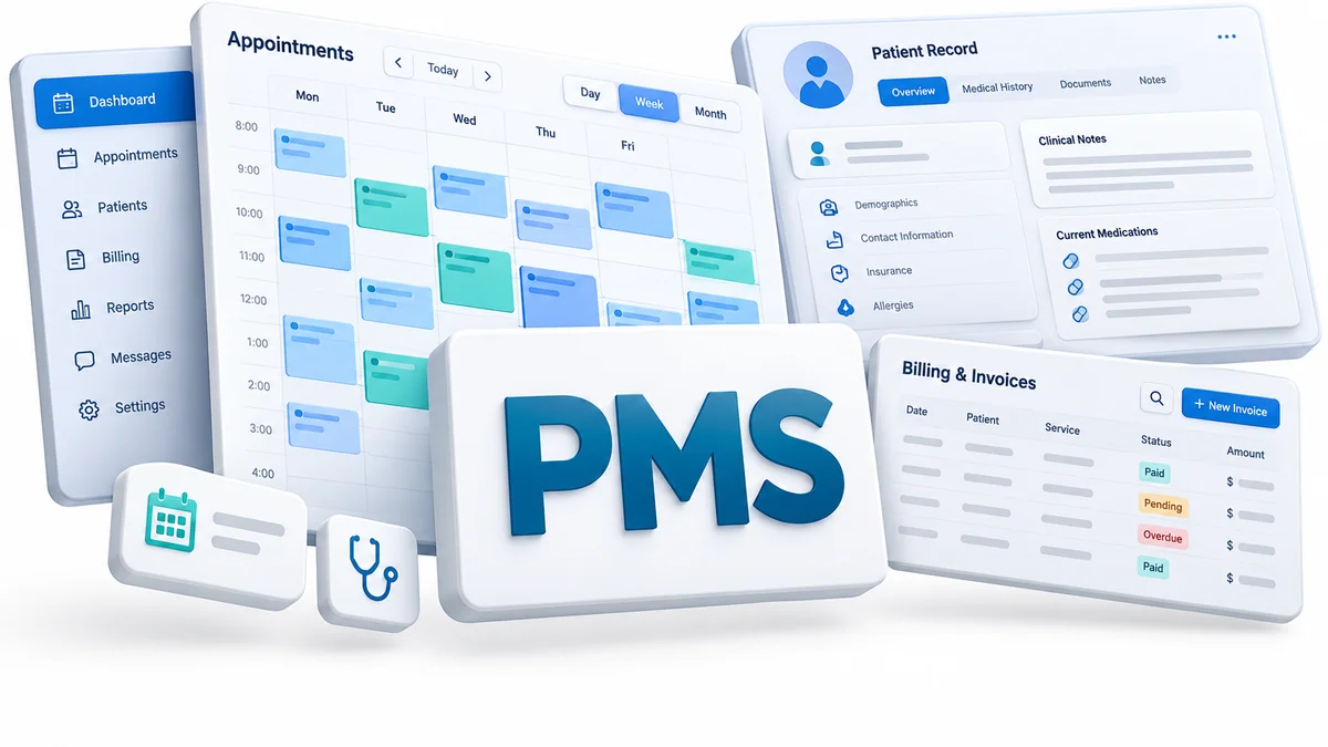 تصویر نرمافزار Practice management software PMS