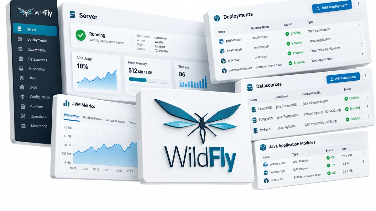 تصویر نرمافزار Red Hat WildFly