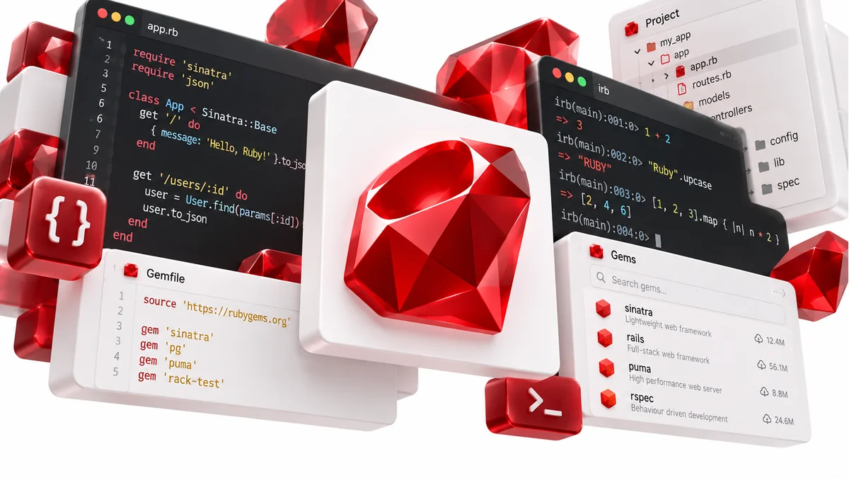 تصویر نرمافزار Ruby