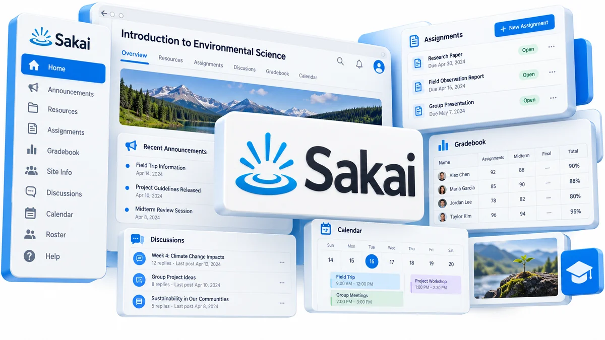 تصویر نرمافزار Sakai CLE