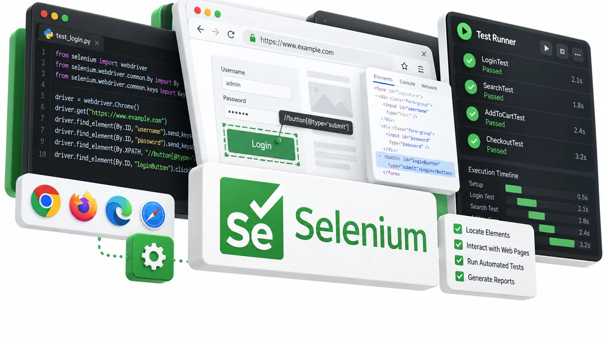 تصویر نرمافزار Selenium