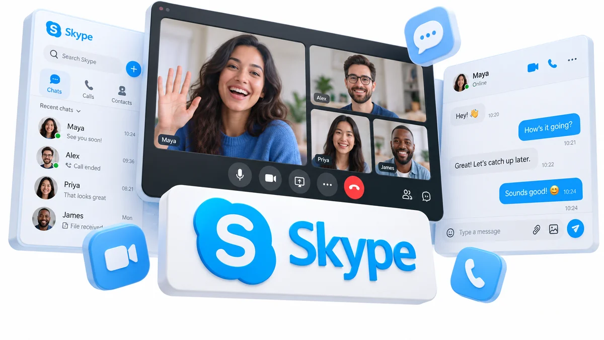 تصویر نرمافزار Skype