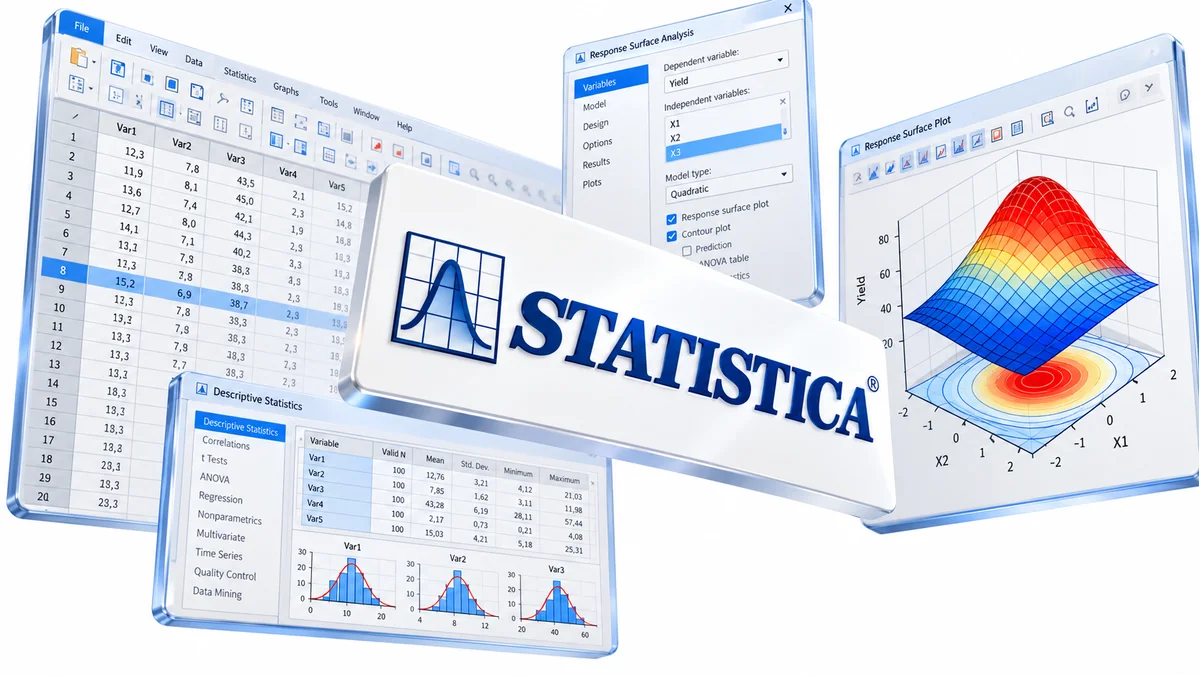 تصویر نرمافزار STATISTICA