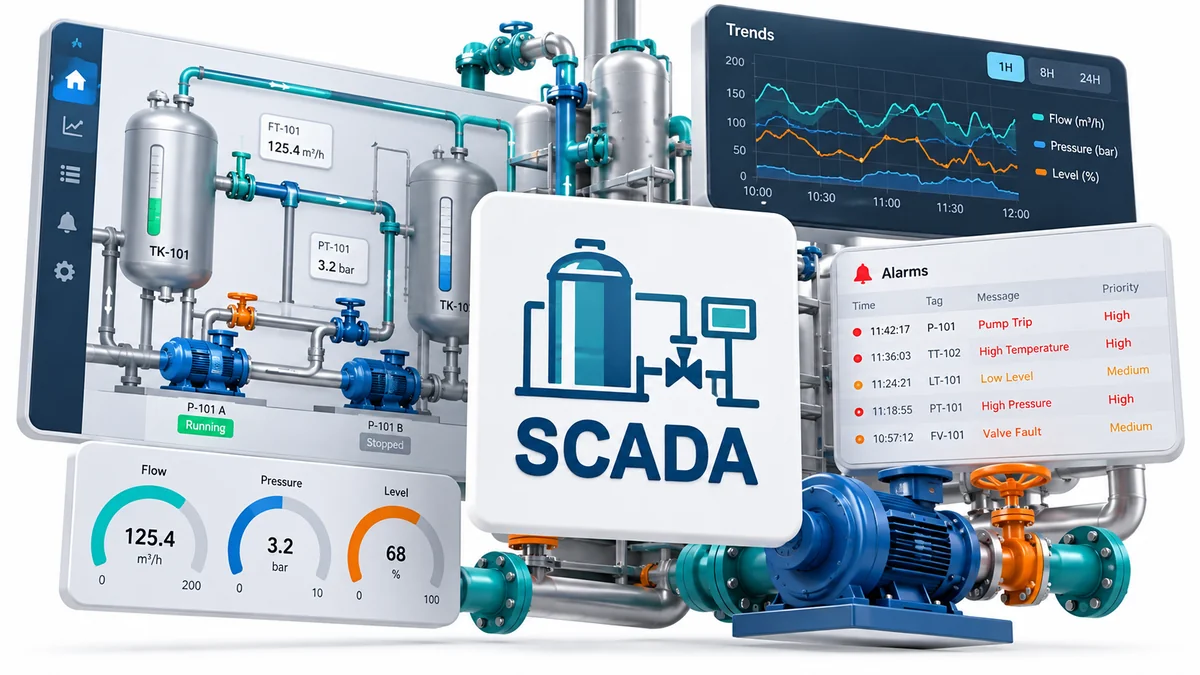 تصویر نرمافزار نرمافزار نظارت سرپرستی و گردآوری داده SCADA