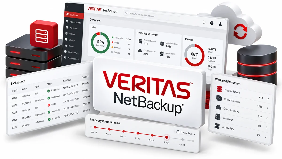تصویر نرمافزار Veritas NetBackup