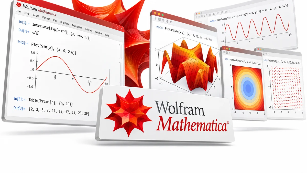 تصویر نرمافزار Wolfram Research Mathematica